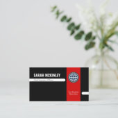 Retro Stylish Office Departmental Store Owner Visitekaartje (Staand voorkant)