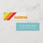 retro STYLIST Mini Visitekaartje (Voorkant / Achterkant)