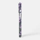Retro Stylized Lavender Bunch iPhone 16 Hoesje (Linkerkant)