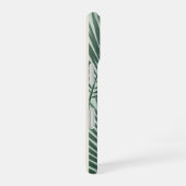 Retro Stylized Tropical Fronds iPhone 16 Hoesje (Rechterkant)