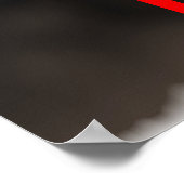 Retro Success Courage Basketball Inspirerend Poster (Hoek)