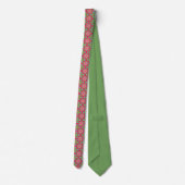 Retro Succulent Garden Neck Tie Stropdas (Achterkant)