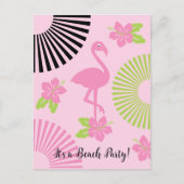 Retro Summer Beach Briefkaart (Voorkant)