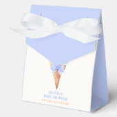 Retro Summer Bow Star Ice Cream Baby shower Bedankdoosjes (Voorkant)