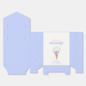 Retro Summer Bow Star Ice Cream Baby shower Bedankdoosjes (Ongevouwen)