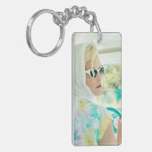 Retro Summer Day Drive Sleutelhanger (Voorkant Links)