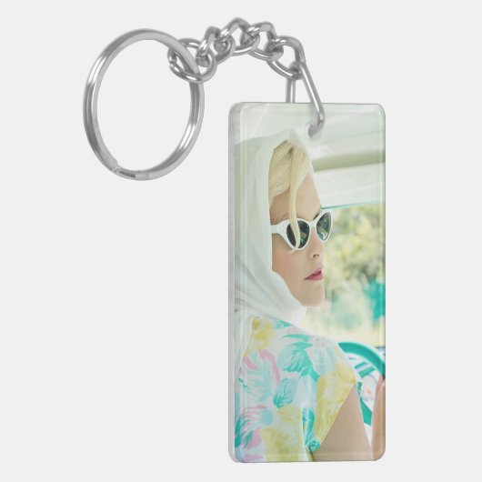  Retro Summer Day Drive Sleutelhanger (Voorkant Links)