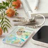 Retro Summer Day Drive Sleutelhanger (Voorkant Rechts)