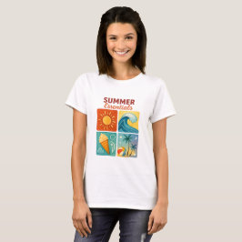 Retro Summer Essentials Graphic T-shirt