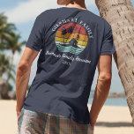 Retro Summer Family Reunion Custom Vacking T-shirt<br><div class="desc">Ga je op vakantie? Pas deze retro design voor de gehele familie aan door uw familienaam of douanetekst, en jaar van het avontuur toe te voegen. Ik hoop dat het niet alleen over het koele ontwerp is dat uw oog betrapt maar het feit dat u het nooit in een afdelingswinkel...</div>