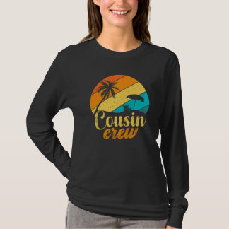 Retro Summer Family Vacation Vintage Beach Cousin  T-shirt