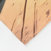 Retro Summer Funny Roller Duck Fleece Deken (Hoek)