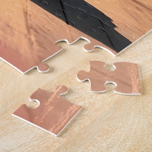 Retro Summer Funny Roller Duck  Legpuzzel (Zijkant)