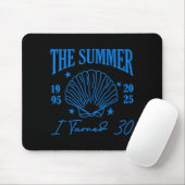 Retro Summer I Turn 30 Seashell Coastal Beach Summ Muismat (Met muis)