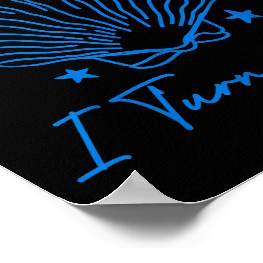 Retro Summer I Turn 30 Seashell Coastal Beach Summ Poster (Hoek)