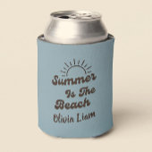 Retro Summer is de Beach Custom Name Kan Koeler