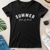 Retro Summer State of Mind; Cute Vacation Quote T-shirt