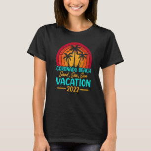 Retro Summer Vacation 2022 California Coro T-shirt