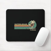 Retro Summer Vacation Florida Daytona Beac Muismat (Met muis)