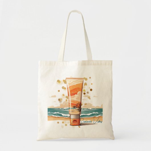 Retro Summer Vibes Canvas tas (Voorkant)