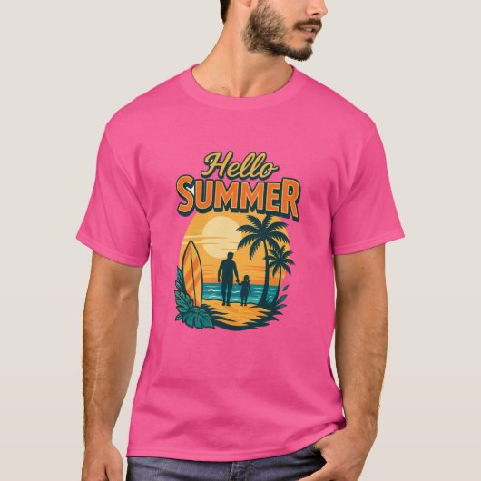 Retro Summer Vibes - Het leven is beter op het str T-shirt (Voorkant)