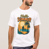 Retro Summer Vibes - Het leven is beter op het str T-shirt (Voorkant)