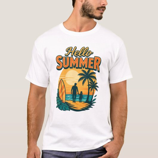 Retro Summer Vibes - Het leven is beter op het str T-shirt (Voorkant)