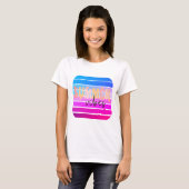 Retro Summer Vibes T-shirt (Voorkant volledig)