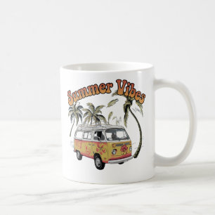Retro Summer Vibes Van Design – Perfect voor het s Koffiemok