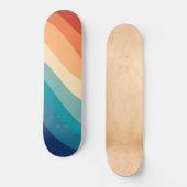 Retro Summer Wave #1 Persoonlijk Skateboard (Voorkant)