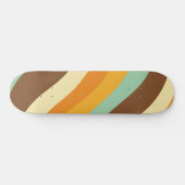 Retro Summer Wave #9 #minimum #decor #art Persoonlijk Skateboard (Horizontaal)