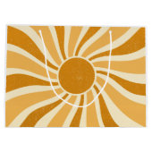 Retro Sun Gift Bag Groot Cadeauzakje (Achterkant)
