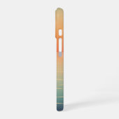 Retro Sun Over the Ocean iPhone 16 Hoesje (Linkerkant)