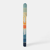 Retro Sun Rays iPhone 16 Hoesje (Rechterkant)