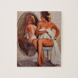  Retro Sun Tan Pinup meisje Legpuzzel