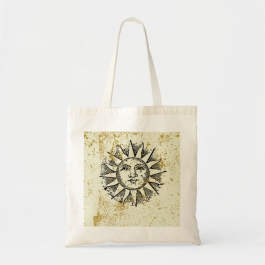 Retro Sun Tote Bag (Voorkant)