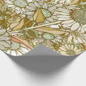 Retro Sunburn Australian Country Garden Cadeaupapier (Hoek)