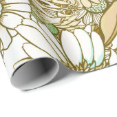 Retro Sunburn Australian Country Garden Cadeaupapier (Rol Hoek)