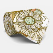 Retro Sunburn Australian Country Garden Stropdas (Opgerold)