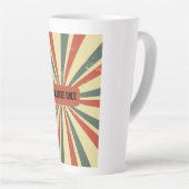 Retro Sunburst-geheugen | Faded Glory Revival Latte Mok (Rechterhoek)