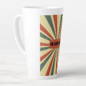 Retro Sunburst-geheugen | Faded Glory Revival Latte Mok (Linkerhoek)