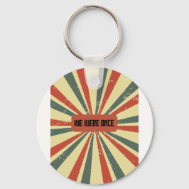 Retro Sunburst-geheugen | Faded Glory Revival Sleutelhanger