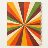 Retro Sunburst Planner (Achterkant)