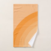 Retro Sunburst regenboog Bad Handdoek (Handdoek)