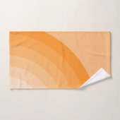 Retro Sunburst regenboog Bad Handdoek (Handdoek)