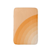 Retro Sunburst regenboog Badmat (Voorkant Verticaal)