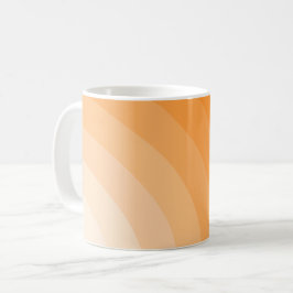 Retro Sunburst regenboog Koffiemok