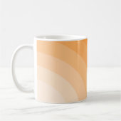 Retro Sunburst regenboog Koffiemok (Links)