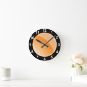 Retro Sunburst regenboog Ronde Klok (Huis)