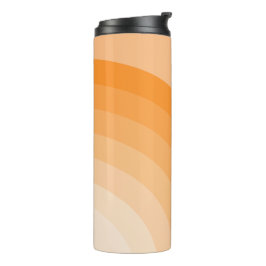 Retro Sunburst regenboog Thermosbeker